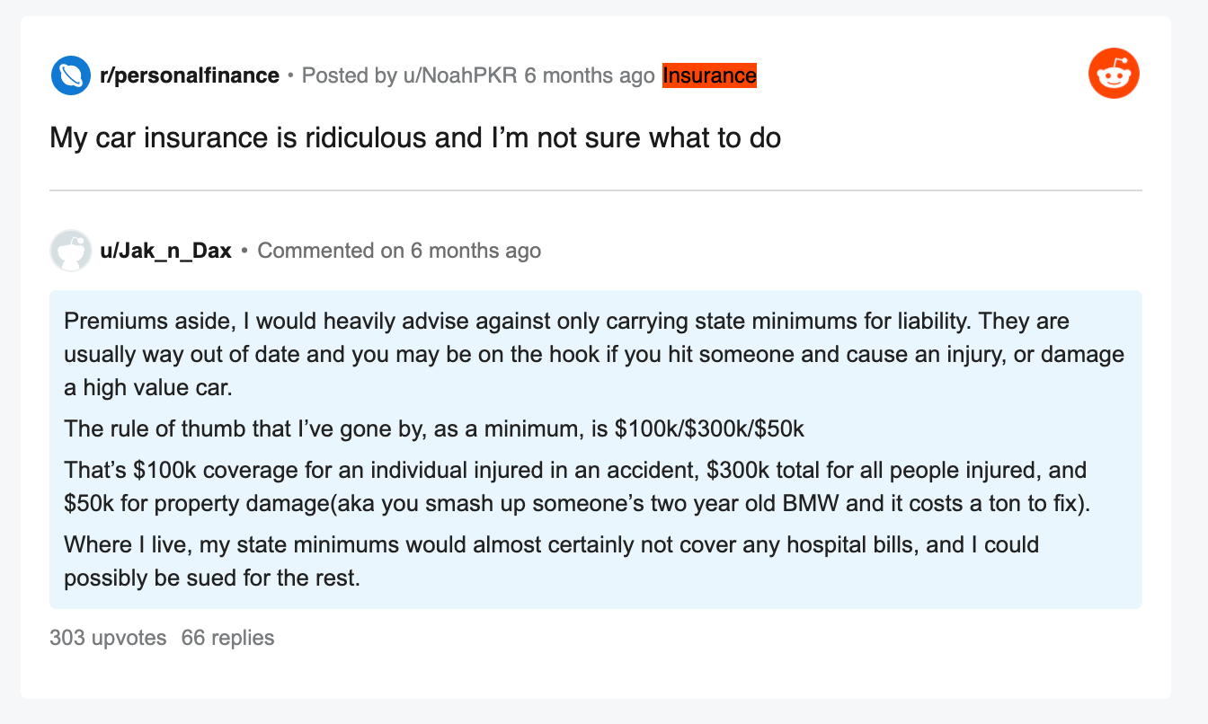 Commute or pleasure car insurance reddit